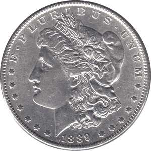 1889 USA SILVER MORGAN DOLLAR PHILADELPHIA MINT - SILVER WORLD COINS - Cambridgeshire Coins