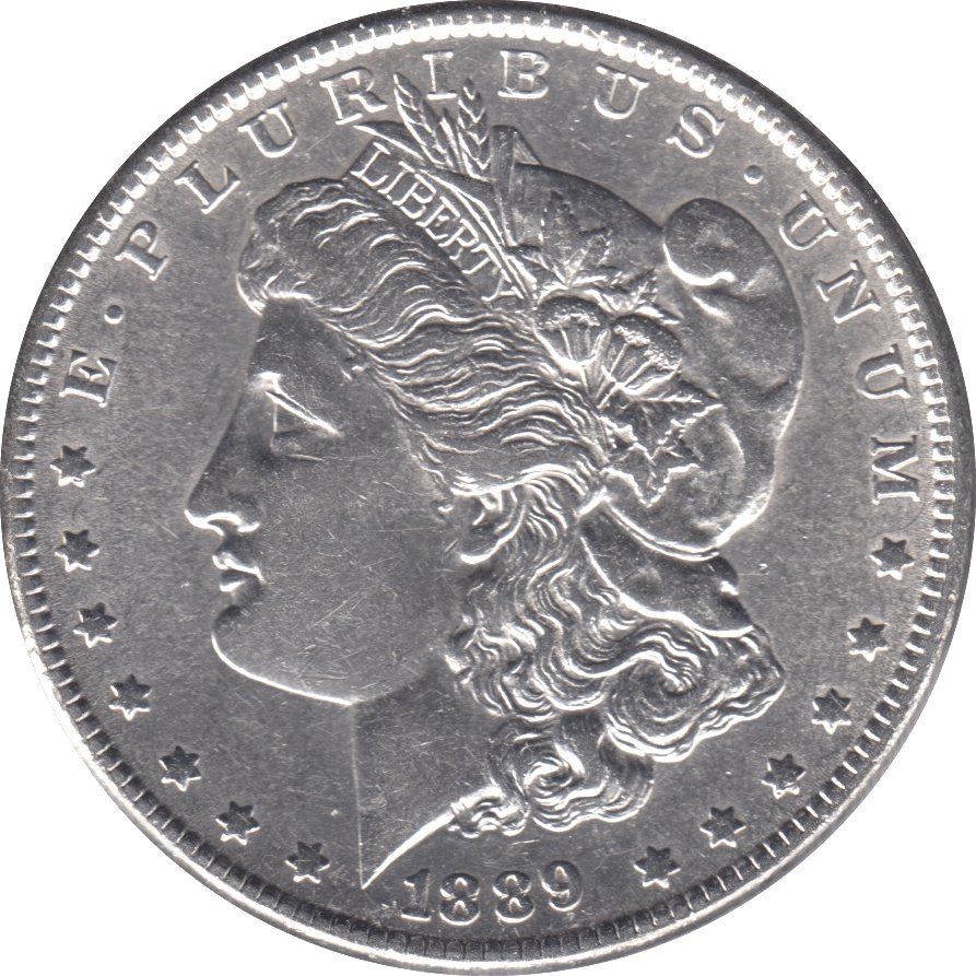 1889 USA SILVER MORGAN DOLLAR PHILADELPHIA MINT - SILVER WORLD COINS - Cambridgeshire Coins