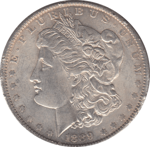 1889 USA SILVER MORGAN DOLLAR REF 3 - SILVER WORLD COINS - Cambridgeshire Coins