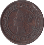 1890 1/4 CENT CEYLON - WORLD COINS - Cambridgeshire Coins