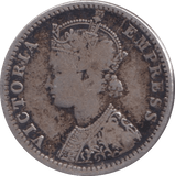 1890 1/4 RUPEE INDIA - WORLD COINS - Cambridgeshire Coins