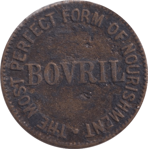 1890 ADVERT TOKEN BOVRIL - WORLD COINS - Cambridgeshire Coins