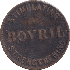 1890 ADVERT TOKEN BOVRIL - WORLD COINS - Cambridgeshire Coins