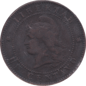 1890 ARGENTINA CENTAVO - WORLD COINS - Cambridgeshire Coins