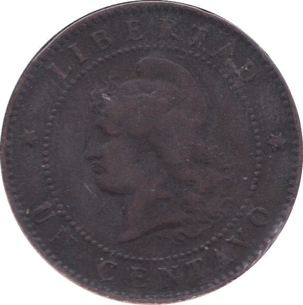 1890 ARGENTINA CENTAVO - WORLD COINS - Cambridgeshire Coins