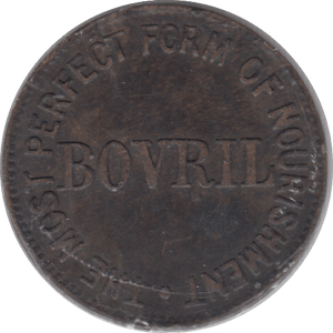 1890 BOVRIL ADVERT TOKEN - Token - Cambridgeshire Coins