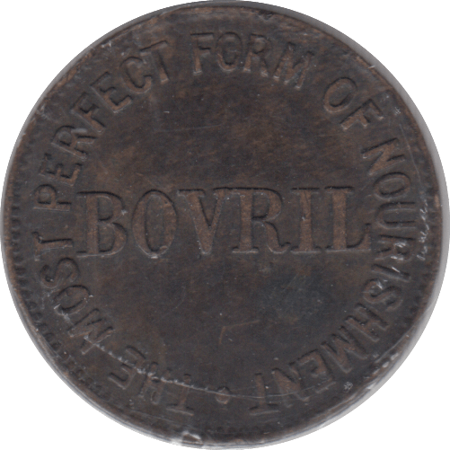 1890 BOVRIL ADVERT TOKEN - Token - Cambridgeshire Coins