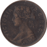 1890 CANADA ONE CENT - WORLD COINS - Cambridgeshire Coins