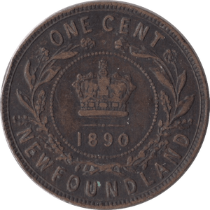1890 CANADA ONE CENT - WORLD COINS - Cambridgeshire Coins