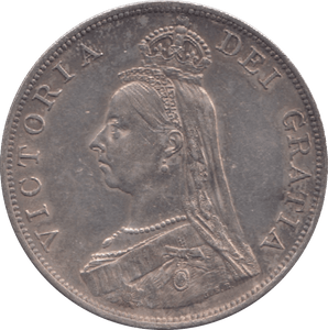 1890 CROWN ( EF ) 14 - Double Florin - Cambridgeshire Coins