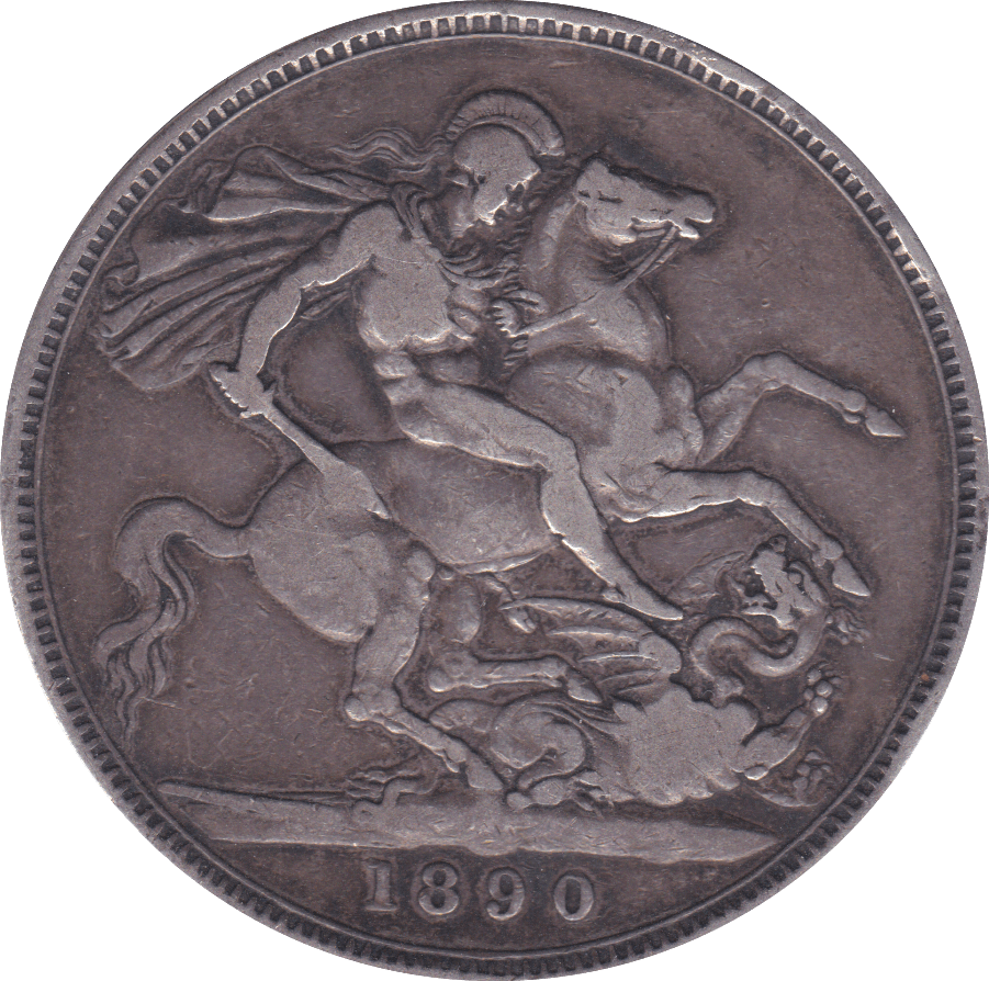 1890 CROWN ( F ) F - Crown - Cambridgeshire Coins