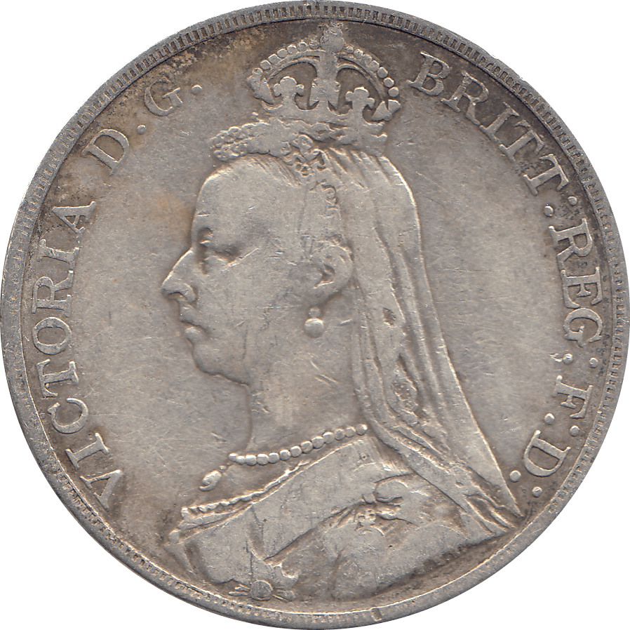 1890 CROWN ( FINE ) 3 - Crown - Cambridgeshire Coins