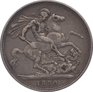 1890 CROWN ( GF ) 2 - Crown - Cambridgeshire Coins