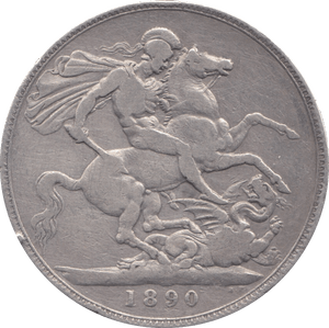 1890 CROWN ( GF ) 3 - Crown - Cambridgeshire Coins