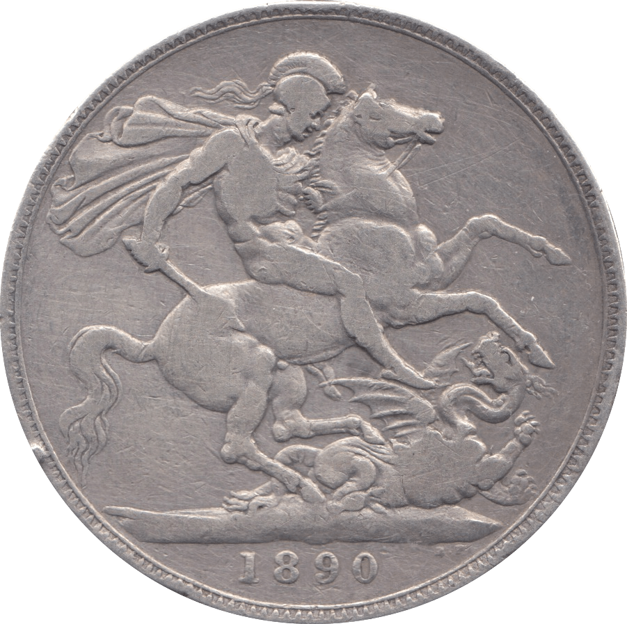 1890 CROWN ( GF ) 3 - Crown - Cambridgeshire Coins