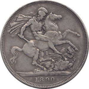 1890 CROWN ( GF ) 5 - Crown - Cambridgeshire Coins