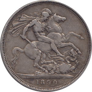 1890 CROWN ( GF ) 6 - Crown - Cambridgeshire Coins