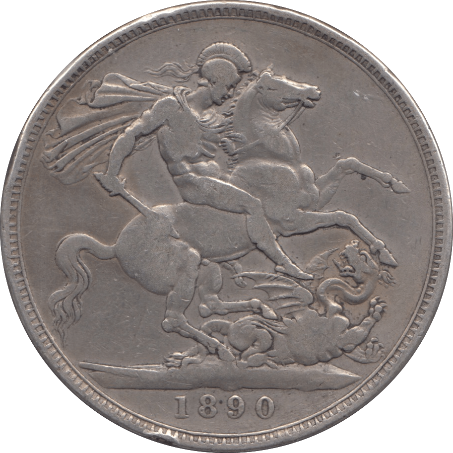 1890 CROWN ( GF ) 8 - Crown - Cambridgeshire Coins