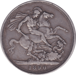1890 CROWN ( GF ) A - Crown - Cambridgeshire Coins