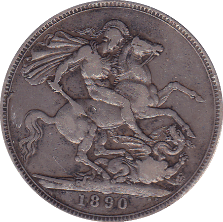 1890 CROWN ( GF ) C - Crown - Cambridgeshire Coins