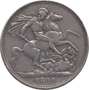 1890 CROWN ( GF ) - Crown - Cambridgeshire Coins
