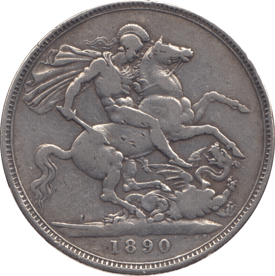 1890 CROWN ( GF ) - Crown - Cambridgeshire Coins