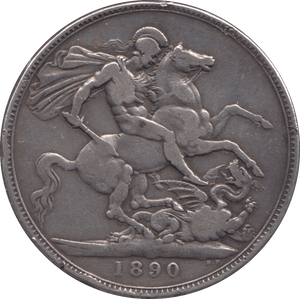 1890 CROWN ( GF ) - Crown - Cambridgeshire Coins