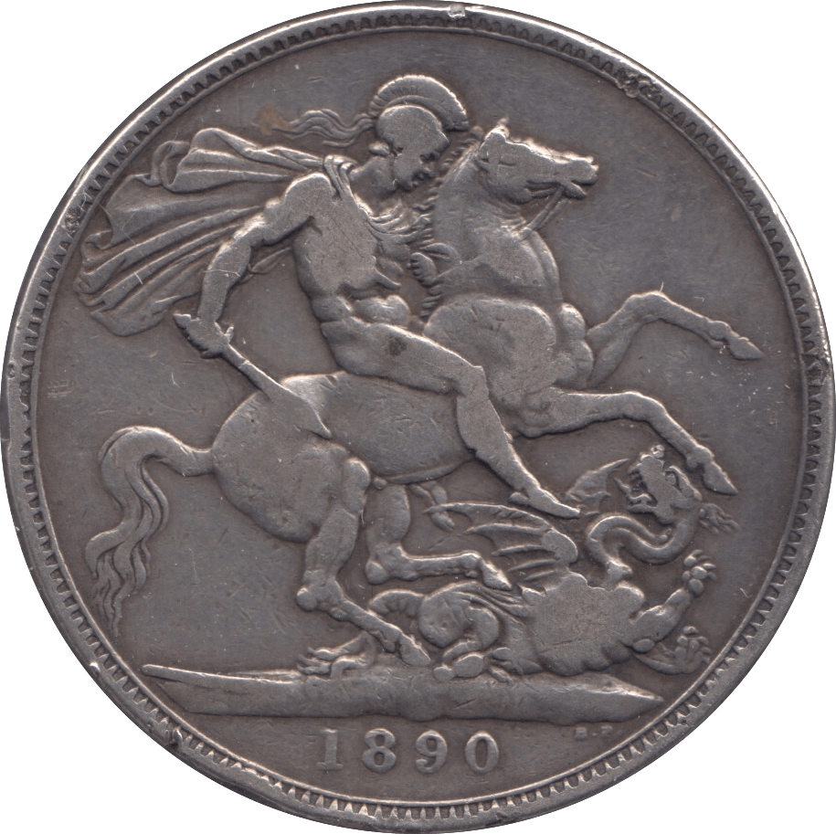 1890 CROWN ( GF ) - Crown - Cambridgeshire Coins