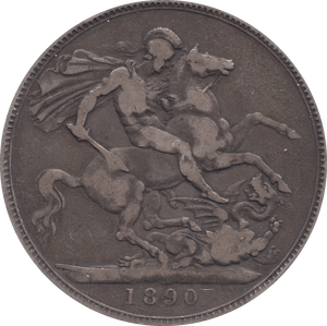 1890 CROWN ( GF ) D - Crown - Cambridgeshire Coins