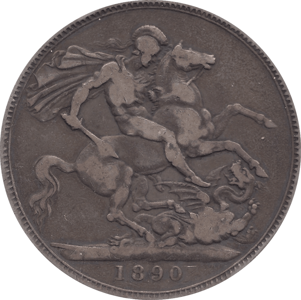 1890 CROWN ( GF ) D - Crown - Cambridgeshire Coins