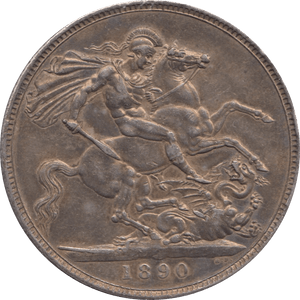 1890 CROWN ( GVF ) 2 - Crown - Cambridgeshire Coins