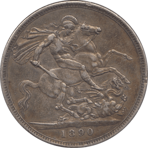 1890 CROWN ( GVF ) 3 - Crown - Cambridgeshire Coins