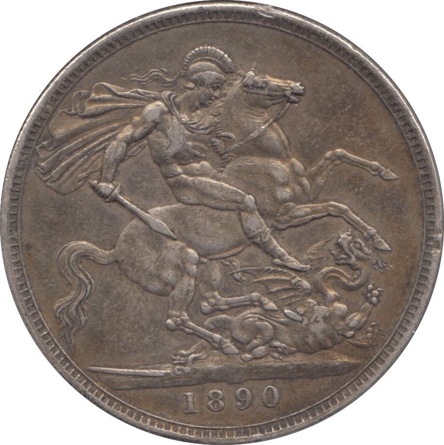 1890 CROWN ( GVF ) 3 - Crown - Cambridgeshire Coins