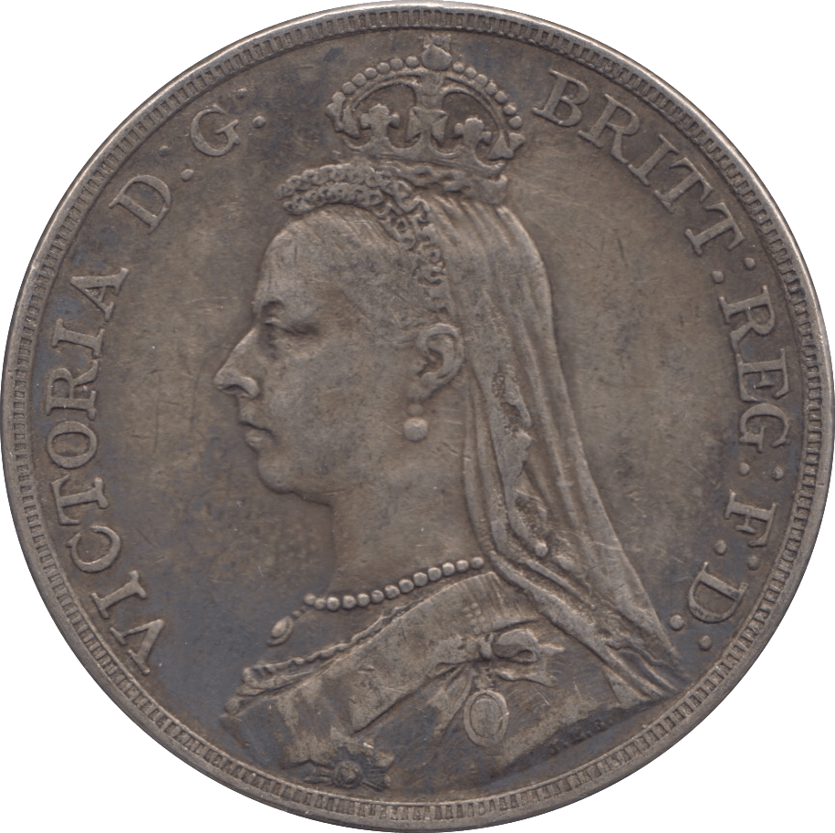 1890 CROWN ( GVF ) - Crown - Cambridgeshire Coins