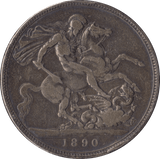 1890 CROWN ( NF ) - CROWN - Cambridgeshire Coins