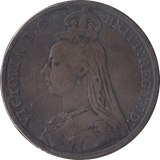 1890 CROWN ( NF ) - Crown - Cambridgeshire Coins