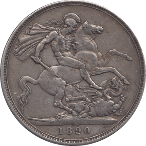 1890 CROWN ( VF ) 5 - CROWN - Cambridgeshire Coins