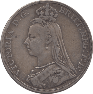 1890 CROWN ( VF ) 5 - CROWN - Cambridgeshire Coins