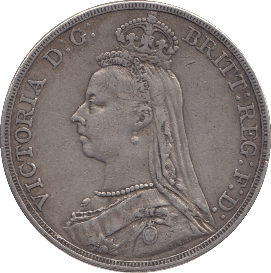 1890 CROWN ( VF ) 5 - CROWN - Cambridgeshire Coins