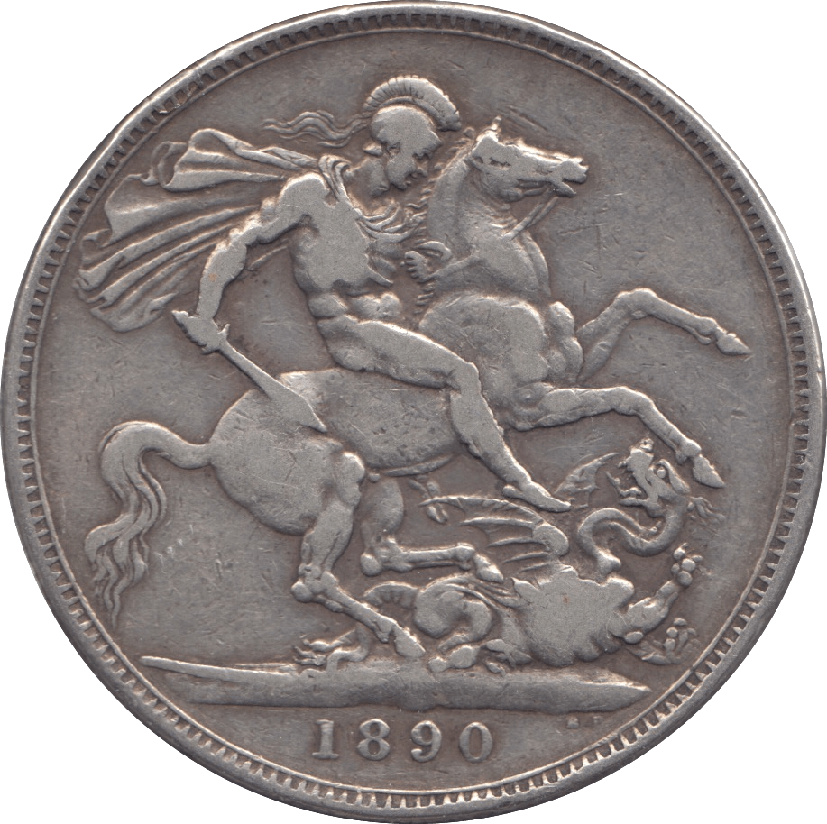 1890 CROWN ( VF ) 6 - Crown - Cambridgeshire Coins