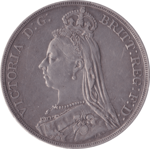 1890 CROWN ( VF ) D - Crown - Cambridgeshire Coins