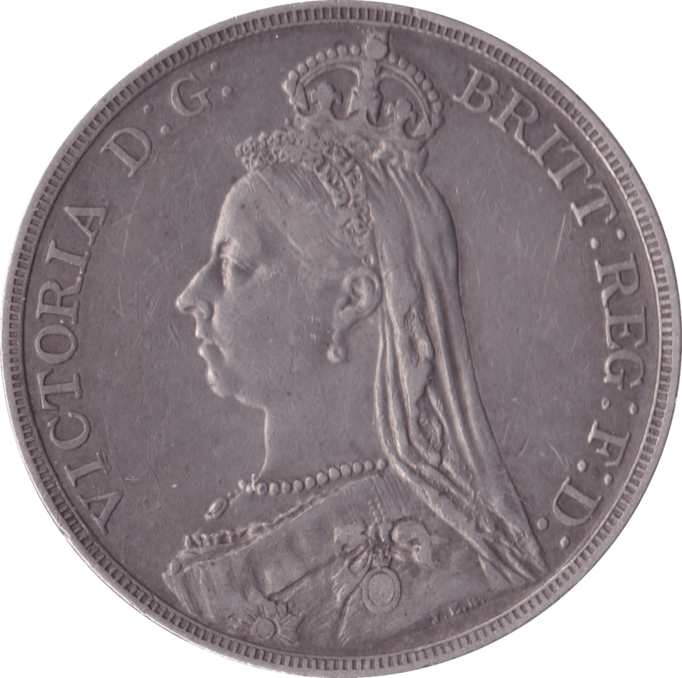 1890 CROWN ( VF ) D - Crown - Cambridgeshire Coins