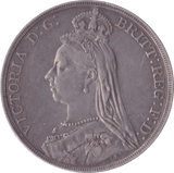 1890 CROWN ( VF ) D - Crown - Cambridgeshire Coins