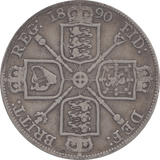 1890 DOUBLE FLORIN ( F ) - Double Florin - Cambridgeshire Coins