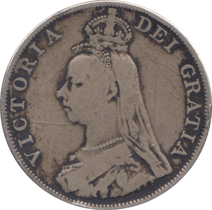 1890 DOUBLE FLORIN ( FINE ) - DOUBLE FLORIN - Cambridgeshire Coins