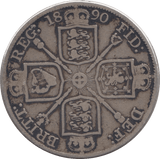 1890 DOUBLE FLORIN ( FINE ) - DOUBLE FLORIN - Cambridgeshire Coins