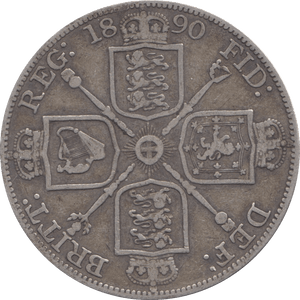 1890 DOUBLE FLORIN ( GF ) - Double Florin - Cambridgeshire Coins