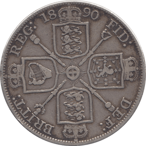 1890 DOUBLE FLORIN ( GF ) - DOUBLE FLORIN - Cambridgeshire Coins