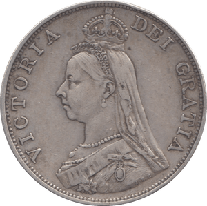 1890 DOUBLE FLORIN ( GVF ) 7 - Double Florin - Cambridgeshire Coins