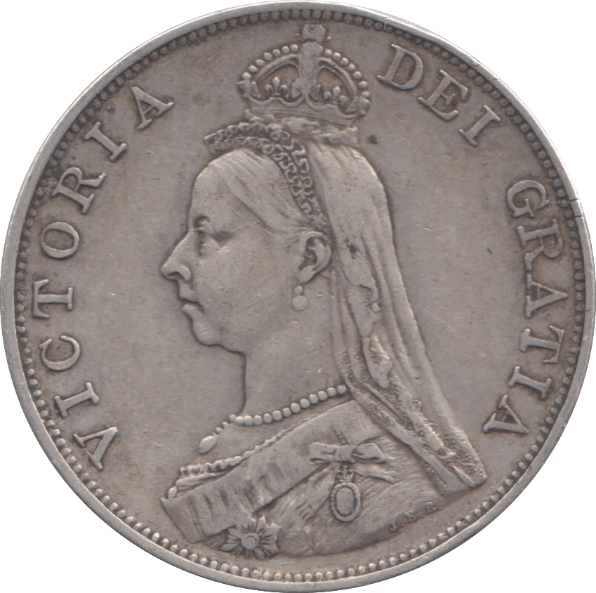 1890 DOUBLE FLORIN ( GVF ) 7 - Double Florin - Cambridgeshire Coins